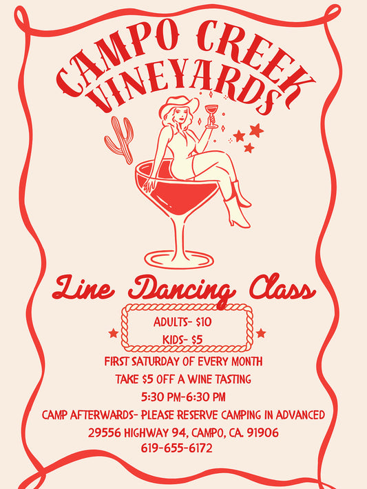 Line Dancing First Saturday of Every Month