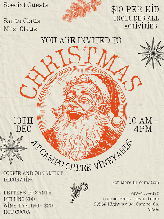 Christmas at Campo Creek Vineyards